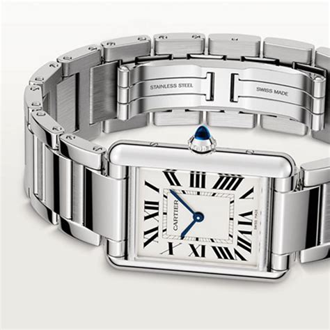 cartier large tank watch|Altro.